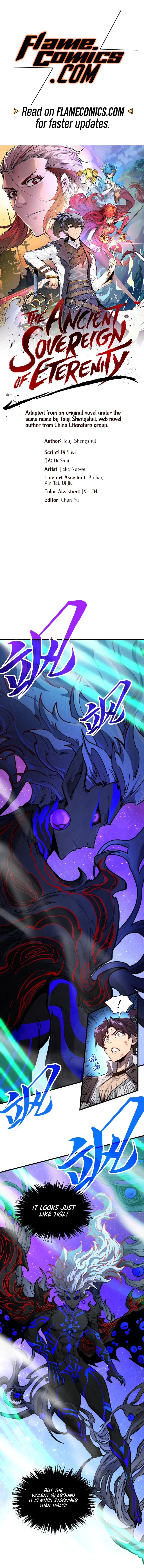 The Ancient Sovereign of Eternity Chapter 385 - Page 1