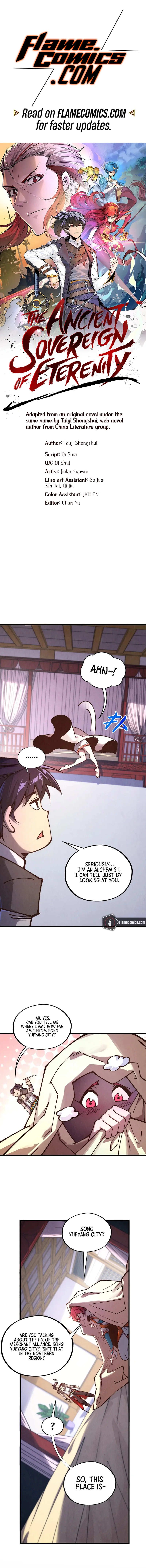 The Ancient Sovereign of Eternity Chapter 388 - Page 1