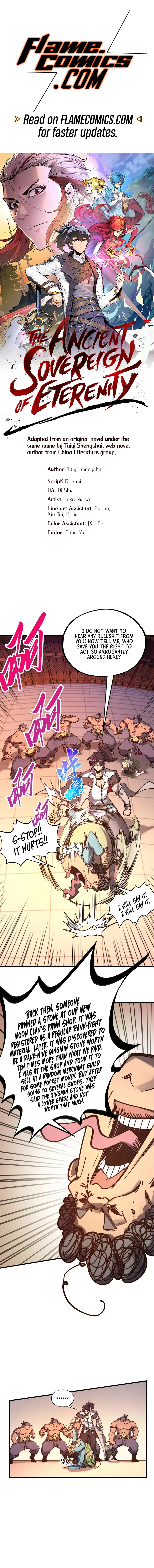 The Ancient Sovereign of Eternity Chapter 389 - Page 1