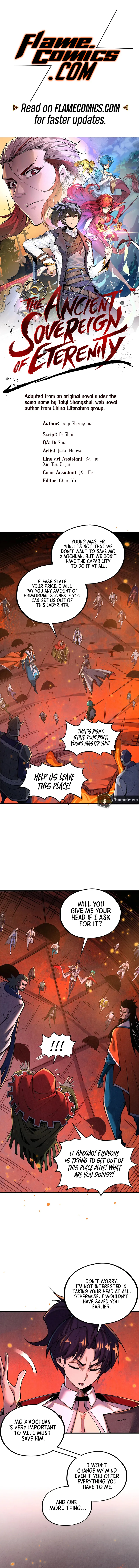 The Ancient Sovereign of Eternity Chapter 418 - Page 1
