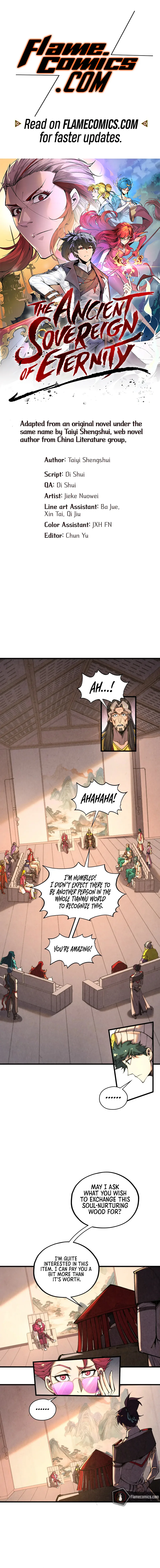 The Ancient Sovereign of Eternity Chapter 430 - Page 1