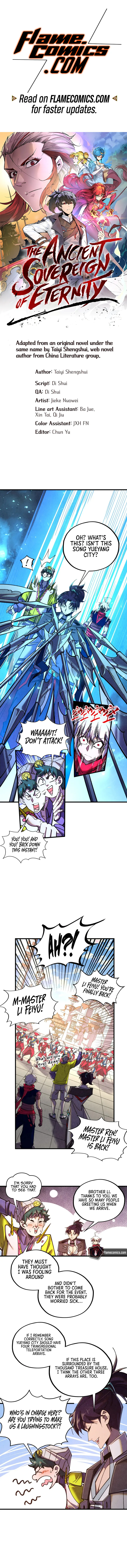 The Ancient Sovereign of Eternity Chapter 437 - Page 1