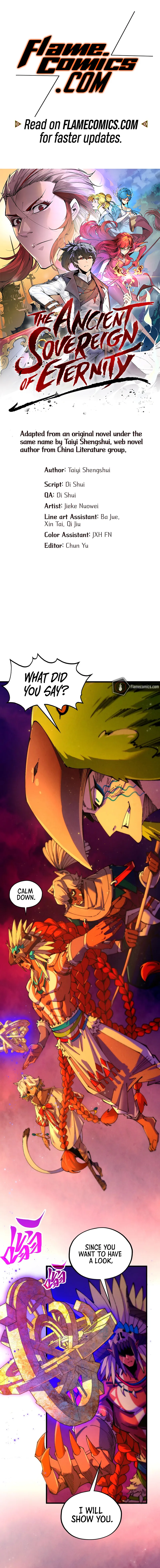 The Ancient Sovereign of Eternity Chapter 479 - Page 1