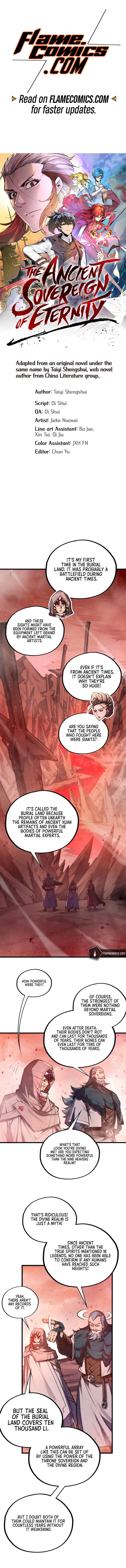 The Ancient Sovereign of Eternity Chapter 491 - Page 1