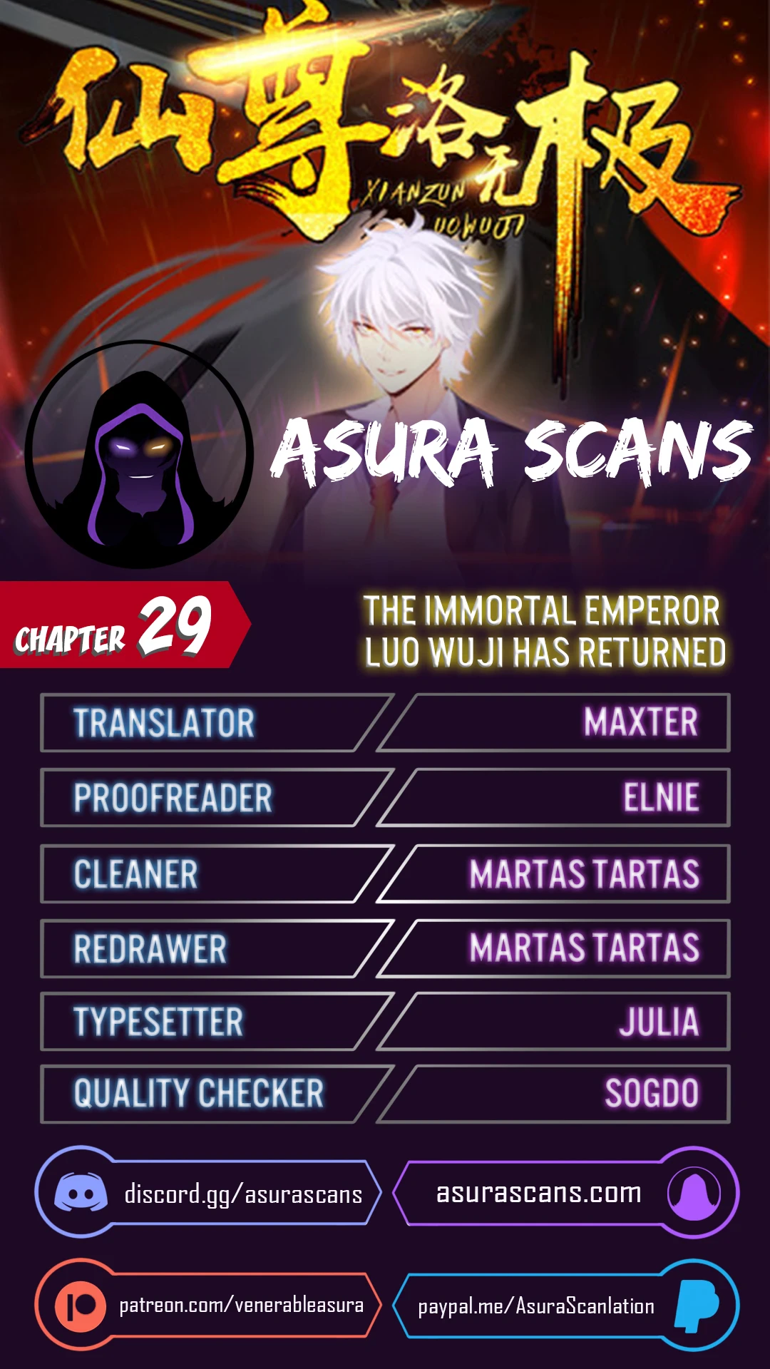The Immortal Emperor Luo Wuji Has Returned Chapter 29 - Page 1
