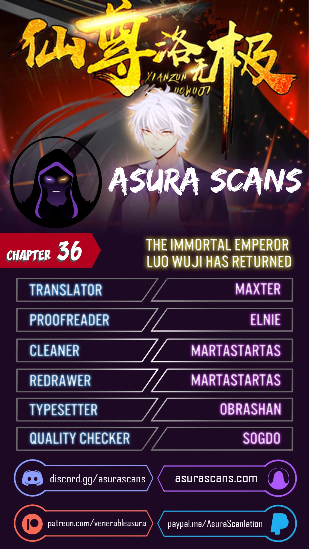 The Immortal Emperor Luo Wuji Has Returned Chapter 36 - Page 1