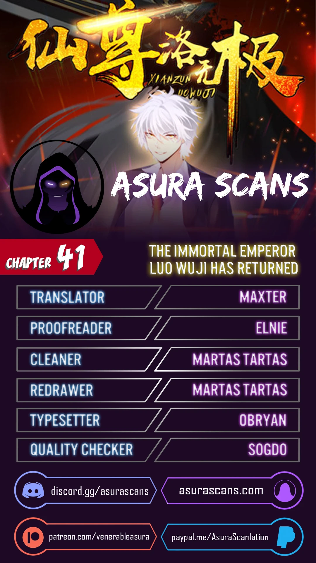 The Immortal Emperor Luo Wuji Has Returned Chapter 41 - Page 1