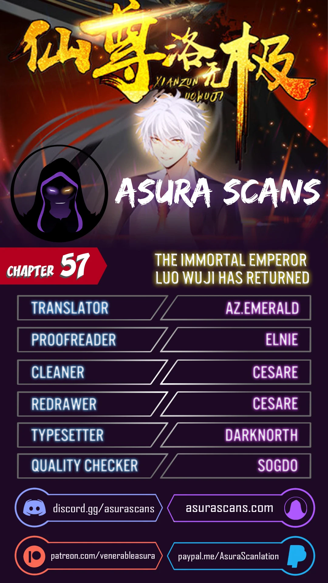 The Immortal Emperor Luo Wuji Has Returned Chapter 57 - Page 1