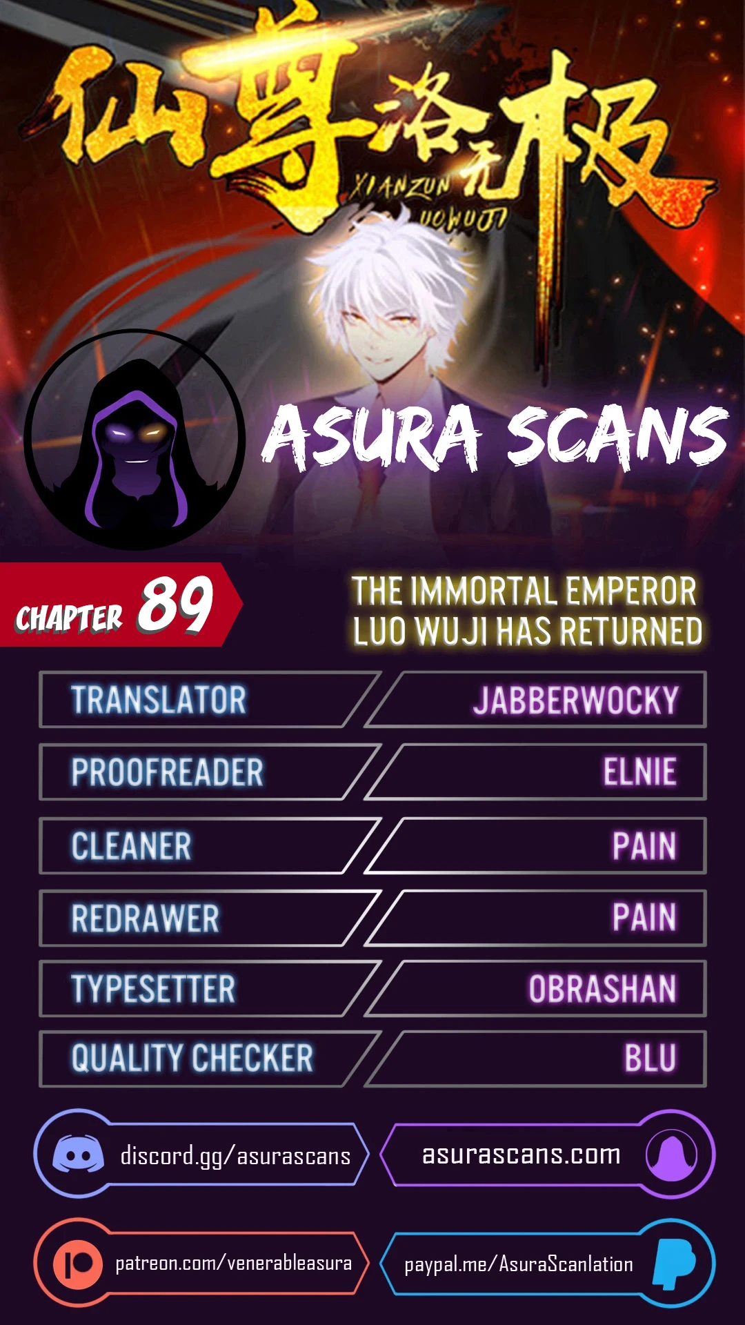 The Immortal Emperor Luo Wuji Has Returned Chapter 89 - Page 1