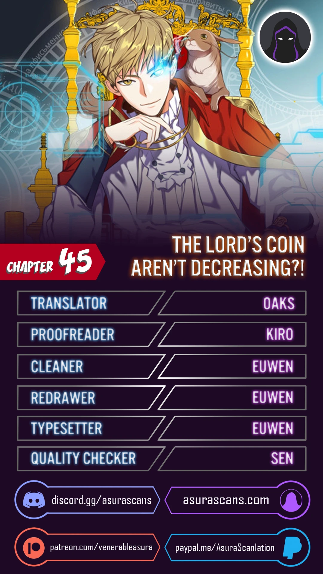 The Lord's Coins Aren't Decreasing?! Chapter 45 - Page 1