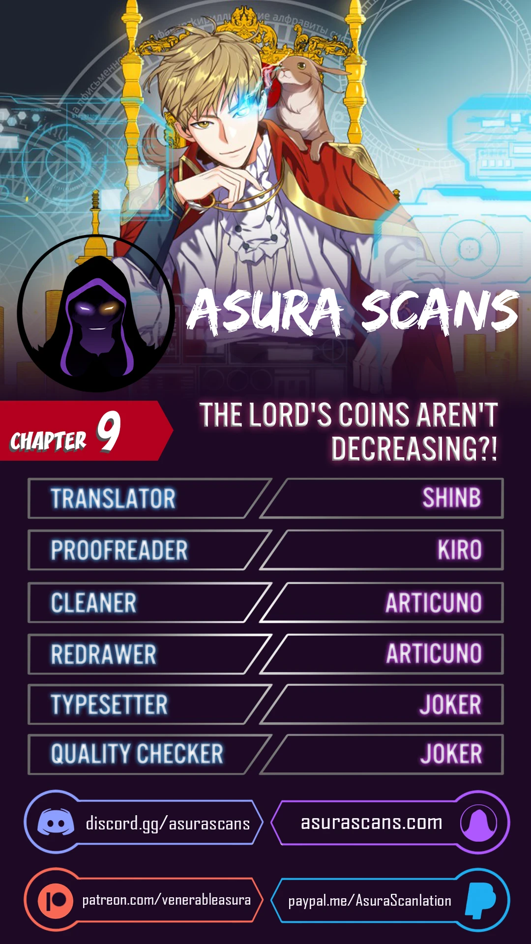 The Lord's Coins Aren't Decreasing?! Chapter 9 - Page 1