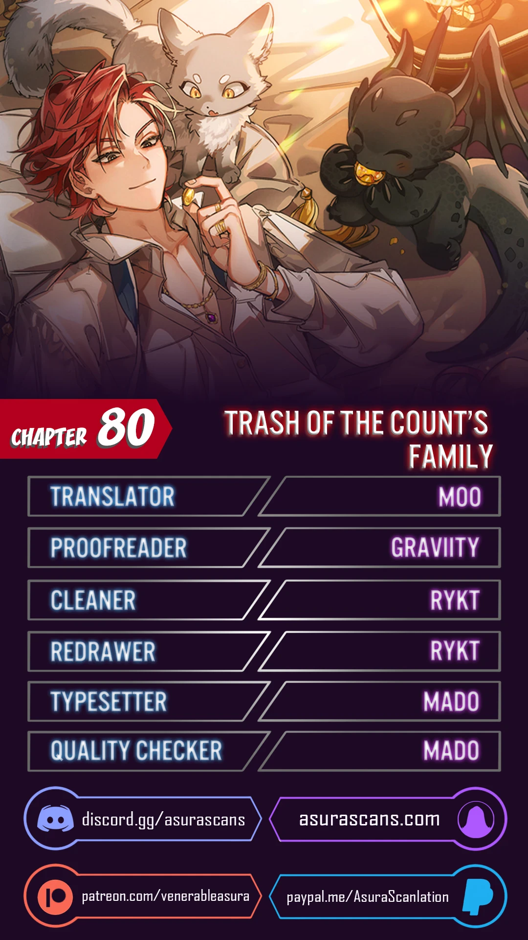 Trash of the Count’s Family Chapter 80 - Page 1