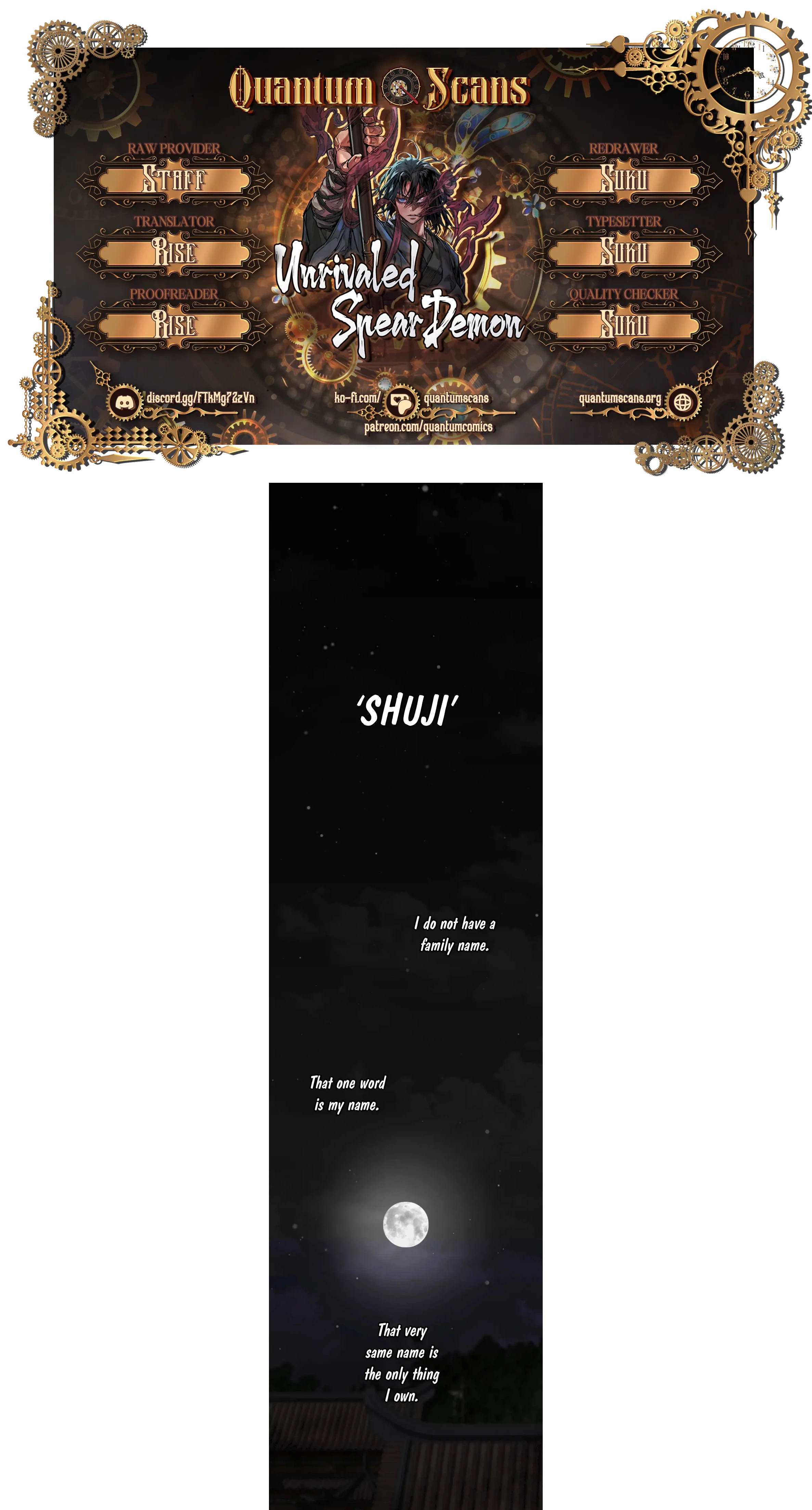 Unrivaled Spear Ghost Chapter 1 - Page 1