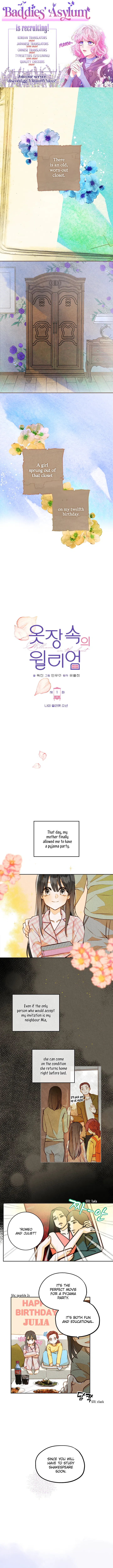 William of the Wardrobe Chapter 1 - Page 1