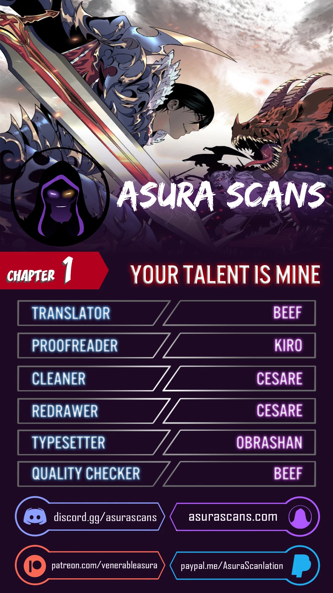 Your Talent is Mine Chapter 1 - Page 1